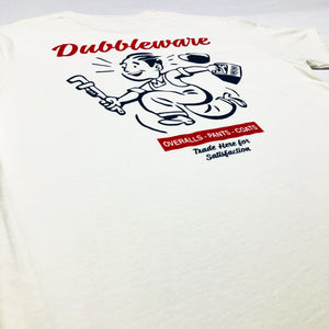 Dubbleware 'Buzz' Logo Tee - White