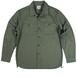 Pherrow's '21S-725WS' Work Shirt- Olive