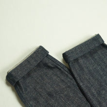 FOB Factory 'F0516' Herringbone Trousers - Denim