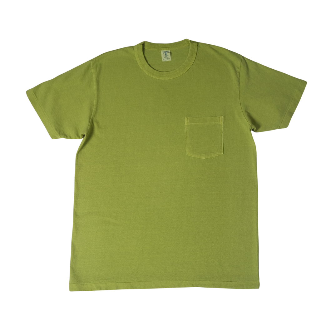 Velva Sheen 'PGMN' Pocket Tee - Apple Green