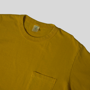 Velva Sheen 'PGMN' Pocket Tee - Mustard