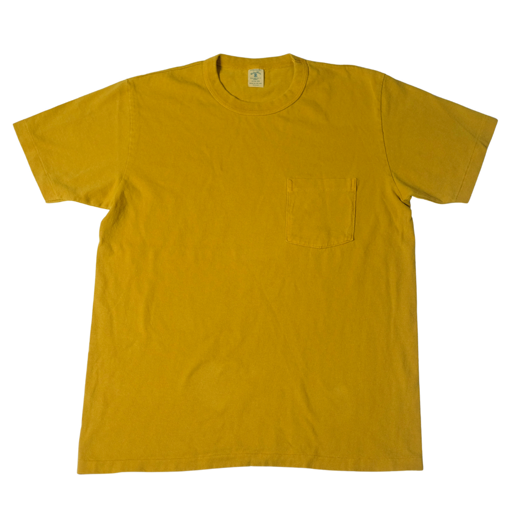 Velva Sheen 'PGMN' Pocket Tee - Mustard