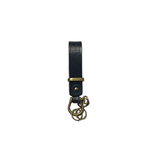 Big John "VKYR05" Leather Key Ring - Indigo