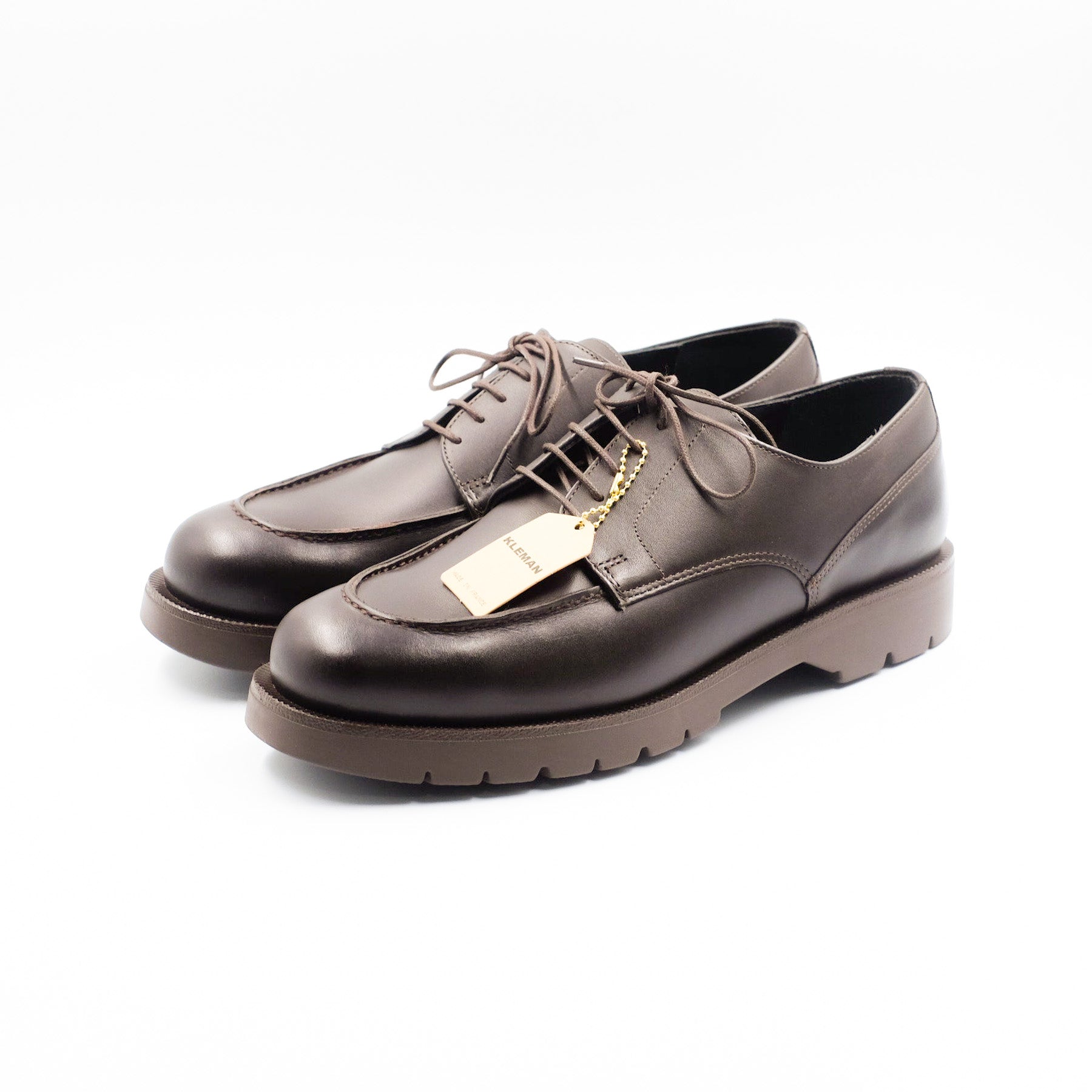 Kleman 'Frodan' Leather Shoes   Marron Brown