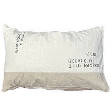 BasShu Long Cushion - Stencil White
