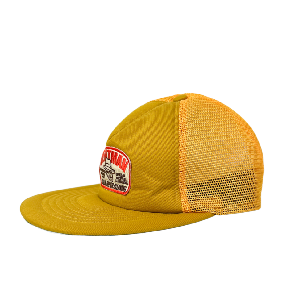 Mr. Fatman 'Wappen Mesh Cap' - Yellow