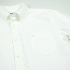 Pherrow's 'PBD1' Oxford Button Down Shirt -White