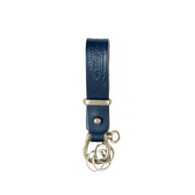 Big John "VKYR05" Leather Key Ring - Indigo