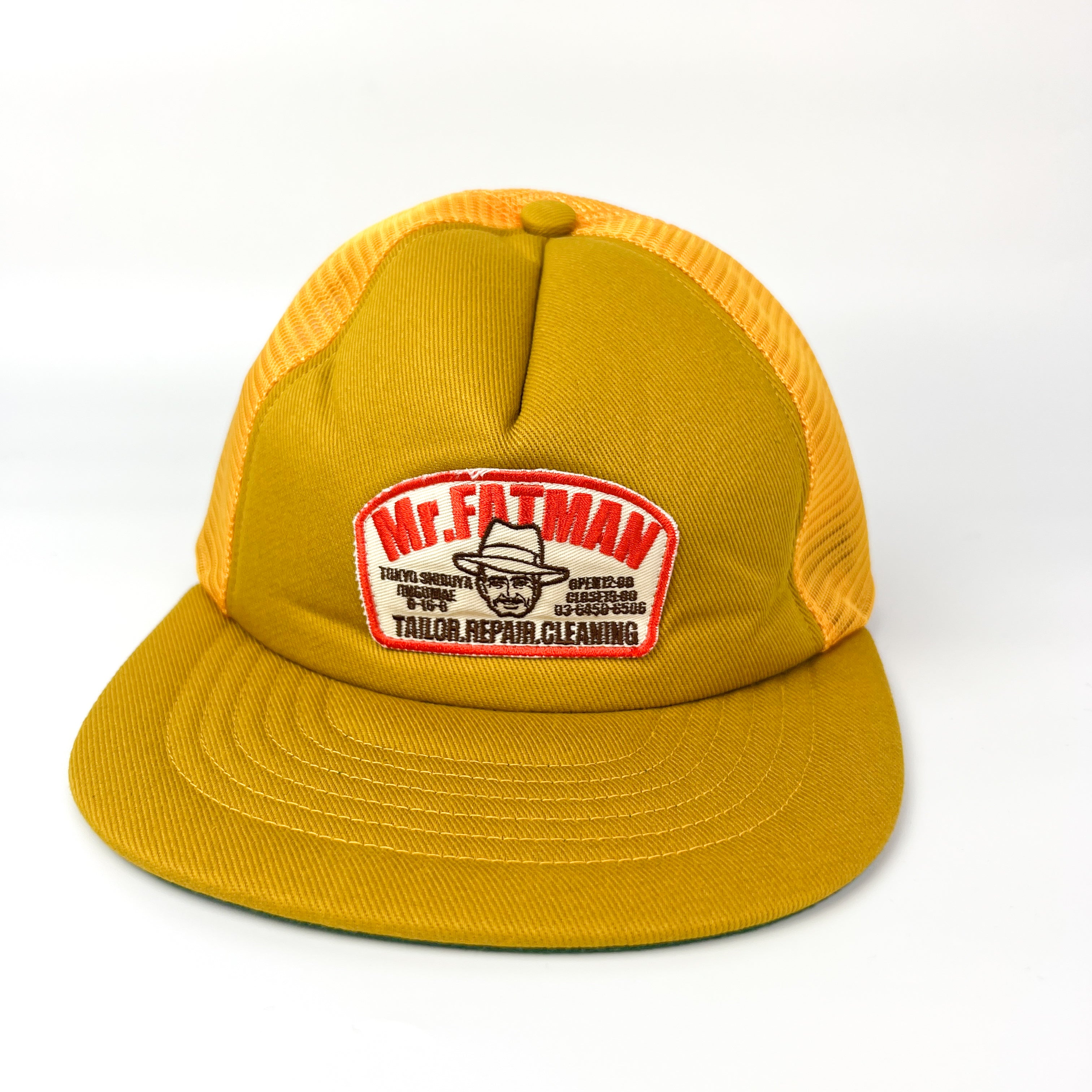 Mr. Fatman 'Wappen Mesh Cap' - Yellow