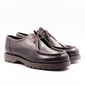Kleman 'Padror' Leather Shoes - Maroon (Brown)
