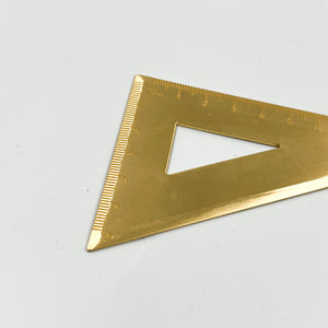 Fieldwork Co. Triangle Brass Ruler
