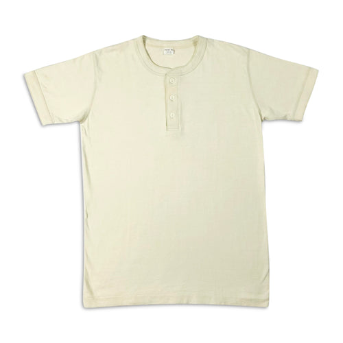 Entry SG 'Sonora Henley' Tee - Frosty White