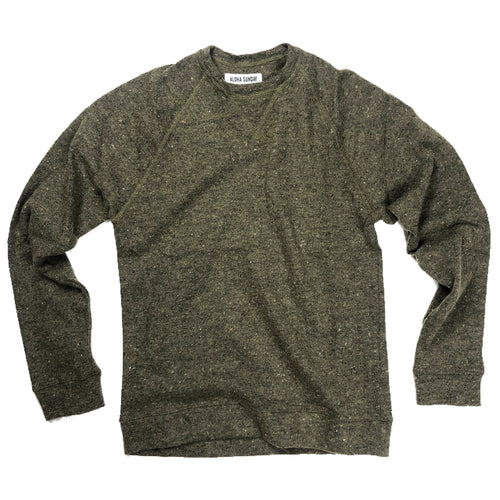 Aloha Sunday 'Carter' Sweater - Olive - Sunset Dry Goods