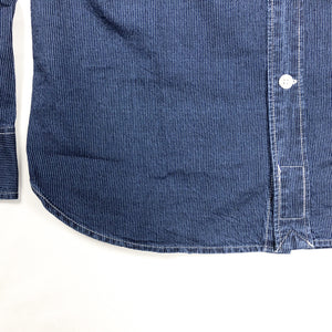 Best Made Co. Standard Cotton L/S Shirt - Indigo Stripe - Sunset Dry Goods