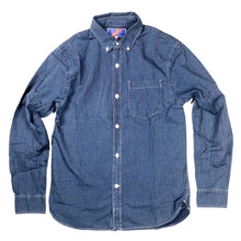 Best Made Co. Standard Cotton L/S Shirt - Indigo Stripe - Sunset Dry Goods