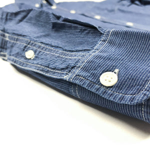 Best Made Co. Standard Cotton L/S Shirt - Indigo Stripe - Sunset Dry Goods