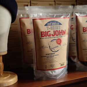 Big John Loopwheeled Crewneck Tee - White - Sunset Dry Goods & Men’s Supply PH