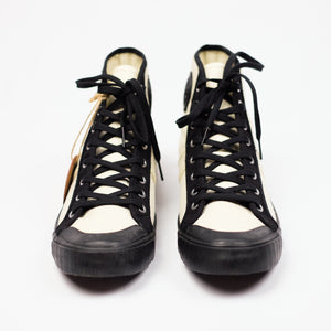 Colchester Rubber Co. Contrast High Top - Ecru x Black - Sunset Dry Goods