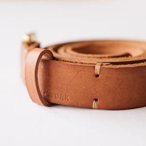 Fieldwork Co. Premium Leather Belt - Brown - Sunset Dry Goods