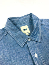 Fob Factory 'F3402' Chambray S/S Work Shirt - Blue - Sunset Dry Goods & Men’s Supply PH