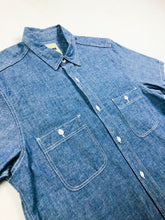 Fob Factory 'F3402' Chambray S/S Work Shirt - Blue - Sunset Dry Goods & Men’s Supply PH