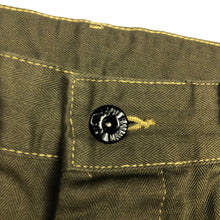 TCB Jeans '40's USMC' Shorts - Olive Herringbone