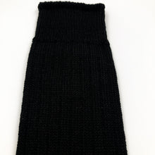 Rototo 'Linen Cotton Ribbed' Socks - Black
