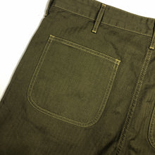 TCB Jeans '40's USMC' Shorts - Olive Herringbone