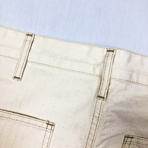 TCB Jeans '40's USMC' Shorts - Ecru Herringbone