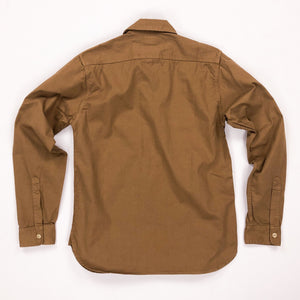 Runabout Goods 'Guide Shirt' Cotton Twill L/S  Work Shirt - Walnut - Sunset Dry Goods
