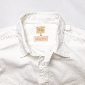 Runabout Goods 'Guide Shirt' Cotton Twill L/S Work Shirt - White - Sunset Dry Goods