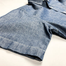 Runabout Goods 'Oxnard' Chambray S/S Popover Shirt - Sunbleached - Sunset Dry Goods