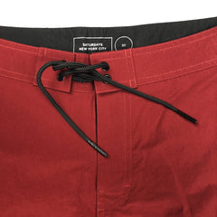 Saturdays NYC Danny Board Shorts - Red Ink