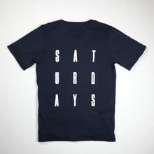 Saturdays NYC Logo Tee - Navy - Sunset Dry Goods