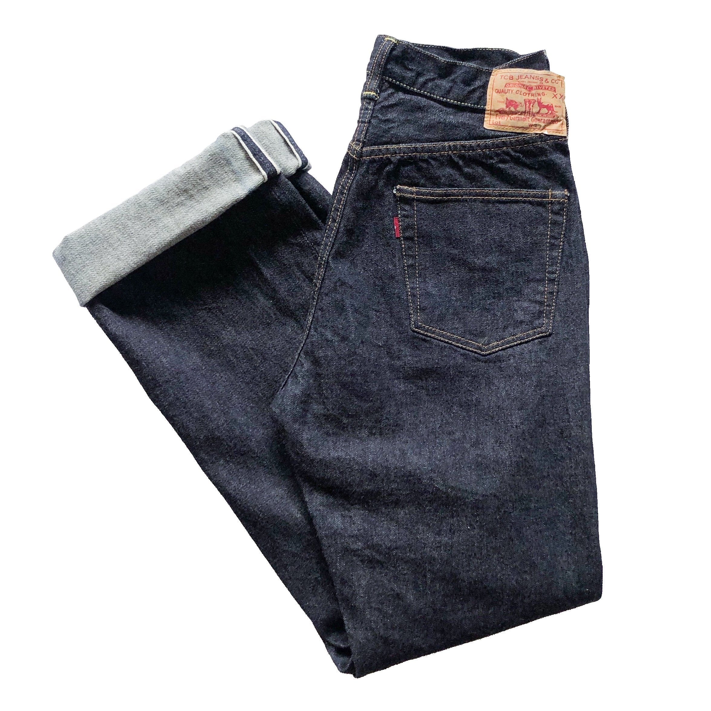 TCB JEANS 50s w３２ TCB Slim 50's Selvedge Jeans - Okayama Denim