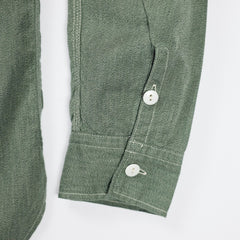 TCB Jeans 'Catlight' Covert Chambray L/S Work Shirt - Green