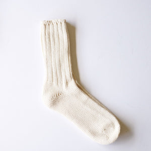 Thunders Love 'Color Block' Crew Socks - Raw White - Sunset Dry Goods