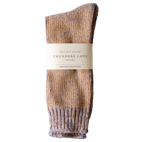 Thunders Love 'Recycled Collection' Crew Socks - True Blue - Sunset Dry Goods