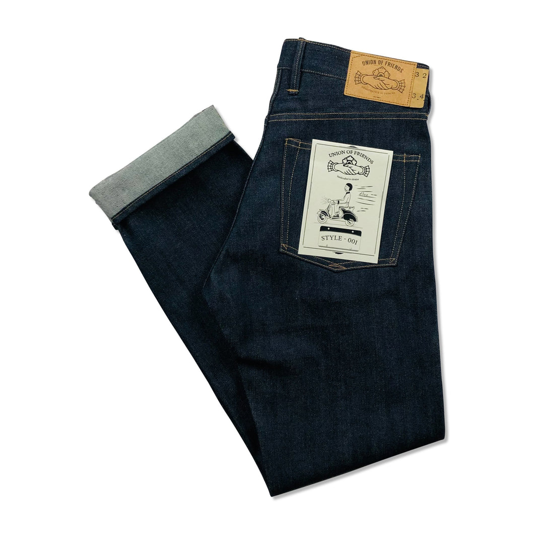 Union of Friends ' Style 001' 13oz. Japanese Selvedge Jeans (Slim Cut) - Sunset Dry Goods & Men’s Supply PH