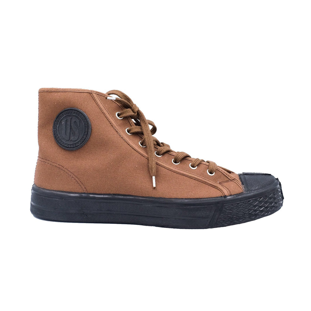 US Rubber Co. Military High Top Sneakers - Brown - Sunset Dry Goods & Men’s Supply PH
