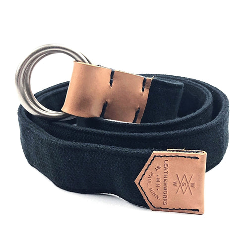 Wilson & Willy's Canvas Belt - Black - Sunset Dry Goods